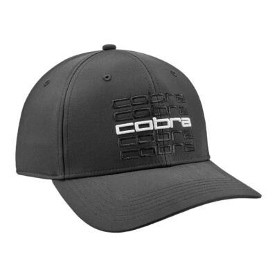 Cobra Repeat Golf Cap Puma Black/White Glow 909747-02