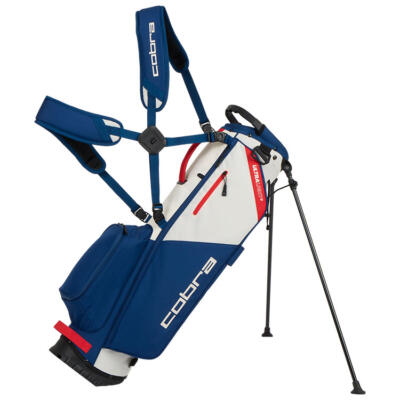 Cobra Ultralight 2 Golf Stand Bag Estate Blue/Sugared Almond/Pop Red 909907-05