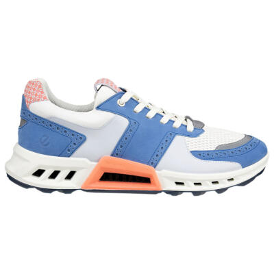 Ecco Biom C4 Gore-Tex Fashion Golf Shoes Federal Blue/White/Burnt Coral 130524-61587