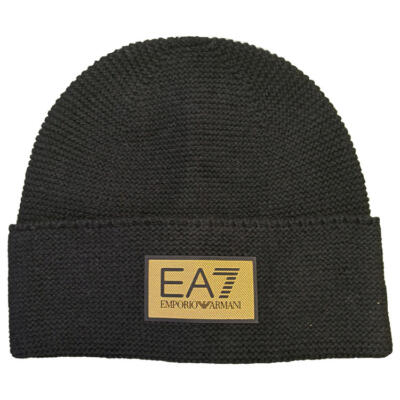 Emporio Armani Mountain Gold Label Golf Beanie Black 7X000247-UC001