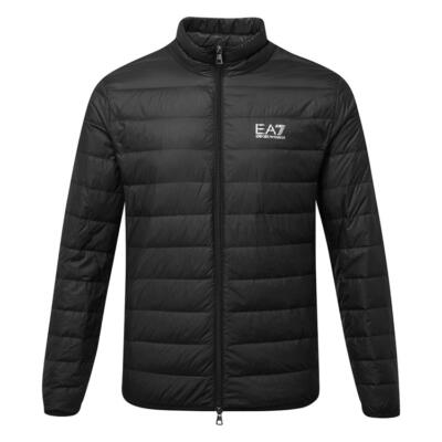 Emporio Armani Core Identity Down Full Zip Golf Wind Jacket Black 8NPB23-1200