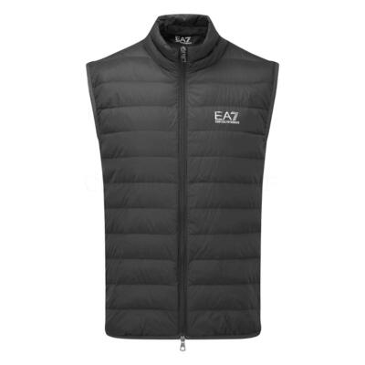 Emporio Armani Core Identity Down Full Zip Golf Wind Vest Asphalt 8NPQ06-U8117