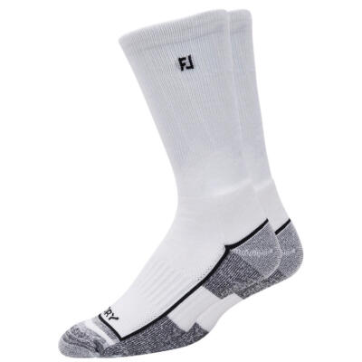 FootJoy ProDry Crew Golf Socks White 18096