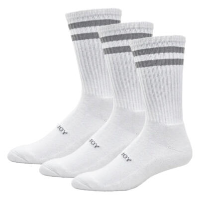 FootJoy ComfortSof Crew Golf Socks (3 Pack) White 18293