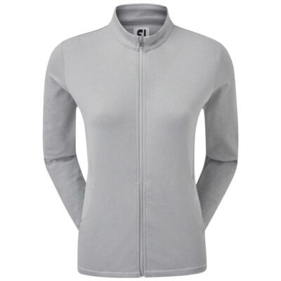 FootJoy Ladies Full Zip Golf Midlayer Heather Grey 88505