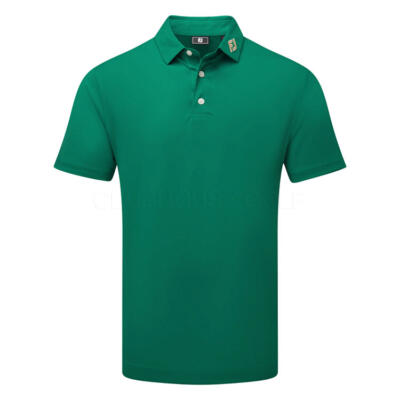 FootJoy Stretch Pique Solid Golf Polo Shirt Field Green 39290