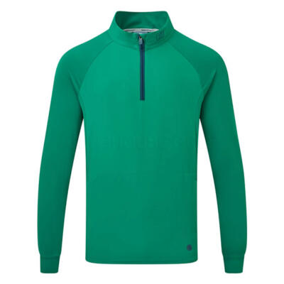 FootJoy TempoSeries Tech 1/4 Zip Golf Pullover Field Green 39336