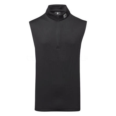 FootJoy 1/2 Zip Golf Vest Black 34145