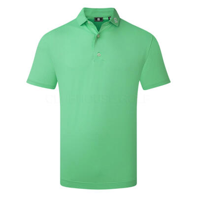 FootJoy Abacus Print Lisle Golf Polo Shirt Seafoam 37800