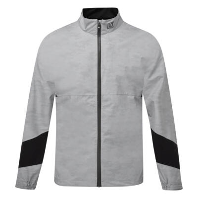 FootJoy HydroLite X Waterproof Golf Jacket Grey Camo 37810