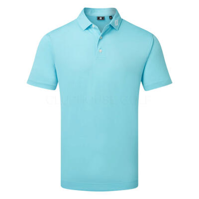 FootJoy Stretch Pique Solid Golf Polo Shirt Riviera Blue 80132