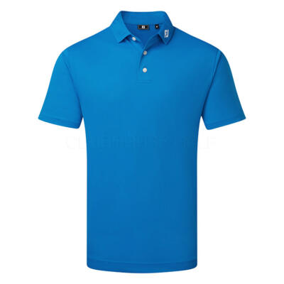 FootJoy Stretch Pique Solid Golf Polo Shirt Cobalt 91817