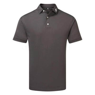 FootJoy Stretch Pique Solid Golf Polo Shirt Charcoal 92420