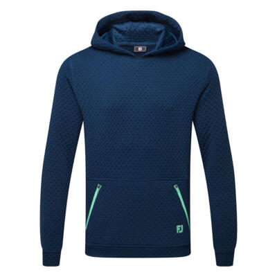FootJoy Textured Knit Golf Hoodie Navy 37805