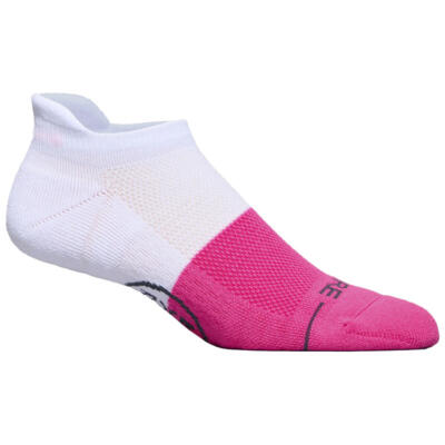 G/FORE Two Tone Fore Play Ankle Golf Socks Snow/Knockout Pink GMA000002