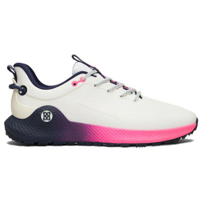 G/FORE MG4+ O2 Spikeless Perforated Golf Shoes Snow/Purple GMF000154