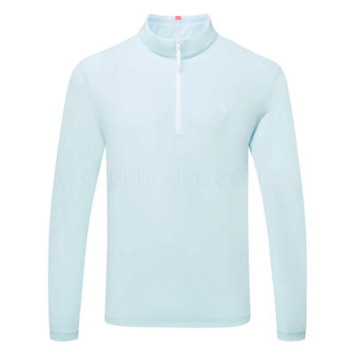 G/FORE Brushed Back Tech 1/4 Zip Golf Sweater Daybreak GMM000035-DAY