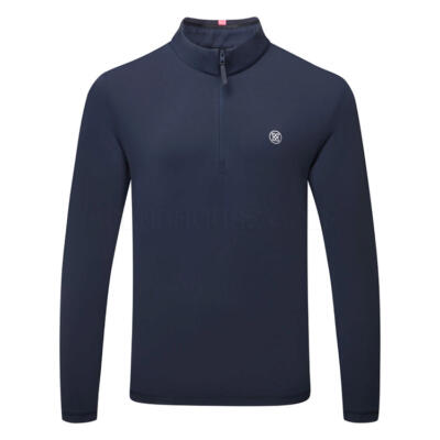 G/FORE Brushed Back Tech 1/4 Zip Golf Sweater Twilight GMM000035-TWI