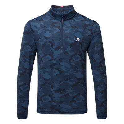 G/FORE Brushed Back Tech 1/4 Zip Golf Sweater Twilight Camo GMM000055-TWC