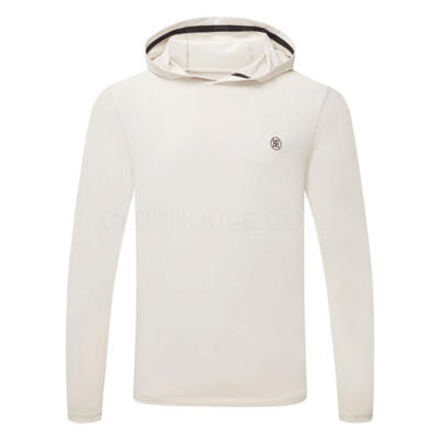 G/FORE Brushed Back Tech Golf Hoodie Stone GMM000015-STO