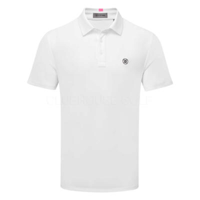 G/FORE Essential Performance Pique Golf Polo Shirt Snow GMP000090-SNO