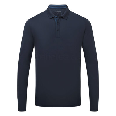 Galvin Green Marwin Long Sleeve Golf Polo Shirt Navy G118133