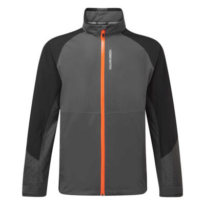Galvin Green Alonzo Waterproof Golf Jacket Black/Forged Iron/White A01000739649