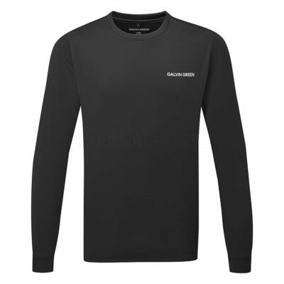 Galvin Green Darryl Tour Crew Neck Golf Pullover Black C01001019403