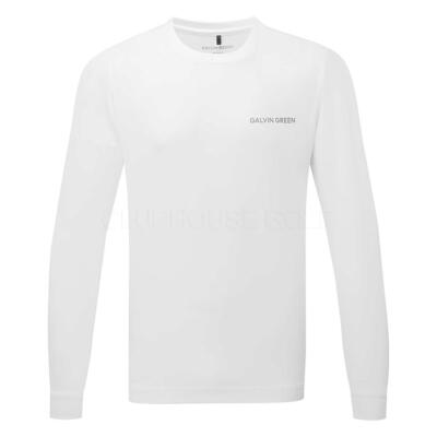 Galvin Green Darryl Tour Crew Neck Golf Pullover White C01001019409