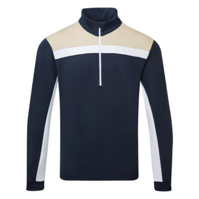 Galvin Green Dean Insula Golf Pullover Sand/Navy/White C01000848704
