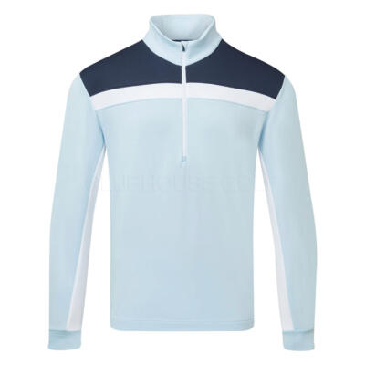 Galvin Green Dean Insula Golf Pullover Crystal Blue/White/Navy C01000848706