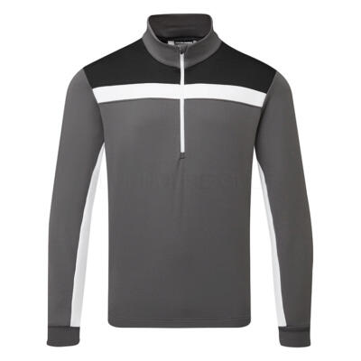 Galvin Green Dean Insula Golf Pullover Forged Iron/Black C01000849237