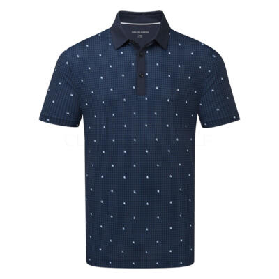 Galvin Green Marley Golf Polo Shirt Navy/White D01001169349