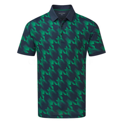 Galvin Green Miles Golf Polo Shirt Navy/Golf Green D01001198765
