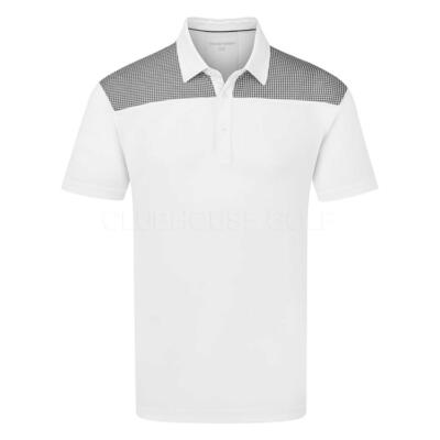 Galvin Green Miran Golf Polo Shirt White/Black D01001229434