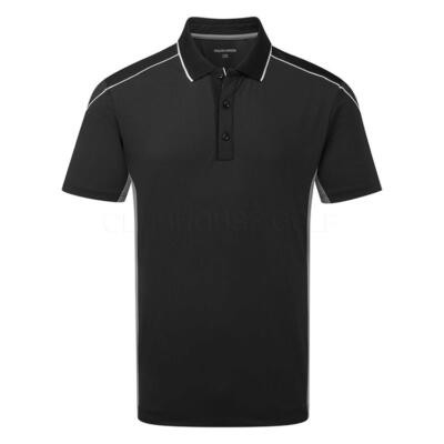 Galvin Green Monte Golf Polo Shirt Black/Sharkskin D01001249350