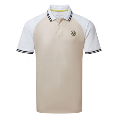 Galvin Green Concept Myron Golf Polo Shirt Sand/White D01001498746