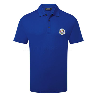 Glenmuir Deacon Ryder Cup Golf Polo Shirt Ascot Blue - Clubhouse Golf
