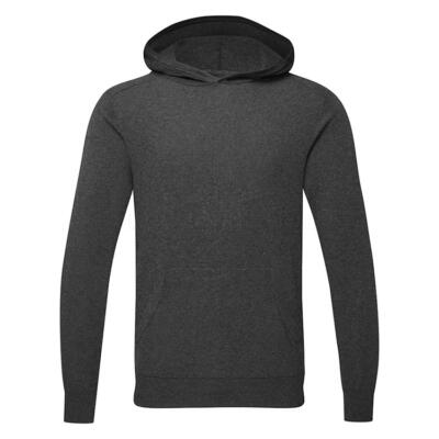 Glenmuir Crossford Cashmere Golf Hoodie Charcoal MKC7694RN-CRO
