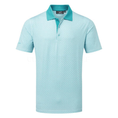 Glenmuir Gullane Golf Polo Shirt White Lagoon MSP7686-GUL
