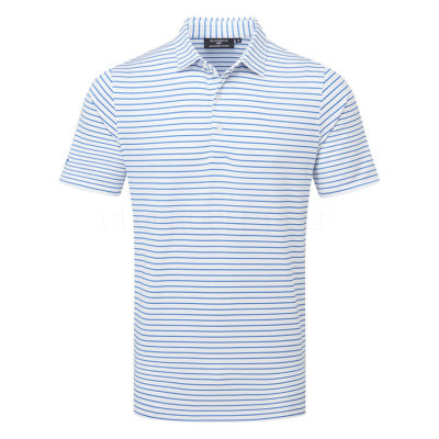 Glenmuir Muirhead Golf Polo Shirt White/Tahiti MSP7647-MUI