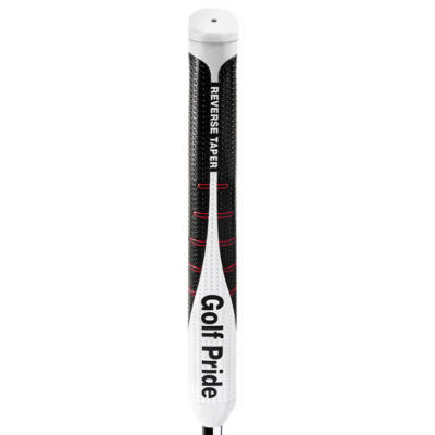 Golf Pride Reverse Taper Pistol Medium Golf Putter Grip Black/White/Red