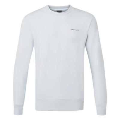 Hackett Sport Essential Crewneck Golf Sweater Sky Blue HM581327
