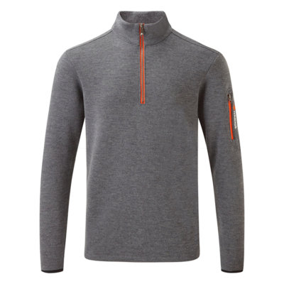 Ivanhoe Assar 1/2 Zip Thermal Golf Sweater Grey - Clubhouse Golf