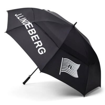 J.Lindeberg Barrie Golf Umbrella Black/White GMAC12379-9999