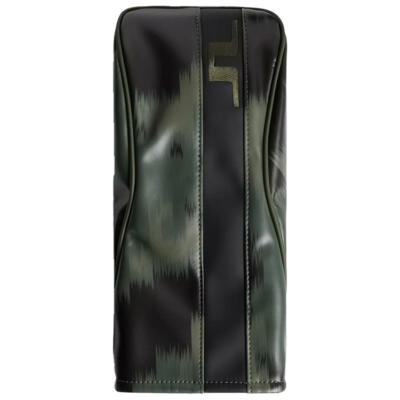 J.Lindeberg Print Driver Headcover Warp Forest/Black
