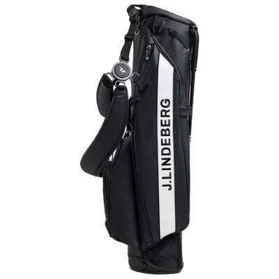 J.Lindeberg Sunday Golf Stand Bag Black/White GMAC12080-9999