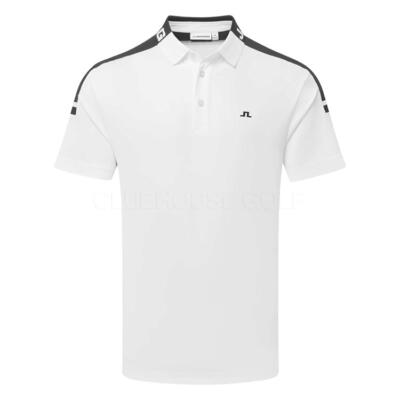 J.Lindeberg Bo Golf Polo Shirt White GMJT14658-0000