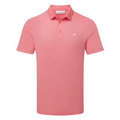 J.Lindeberg Bridge Golf Polo Shirt Flamingo Plume GMJT14642-S226