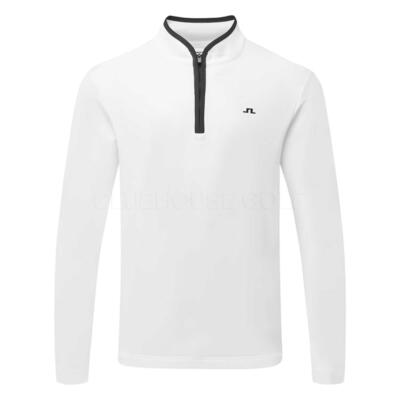 J.Lindeberg Clide 1/4 Zip Golf Sweater White GMJS15005-0000